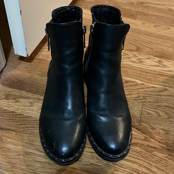 Black Rhinestone Booties - Picture 1 of 2